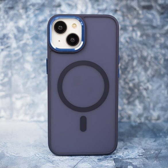 Frozen MagSafe-kompatibilis tok iPhone 14 Pro Max - tengerészkék