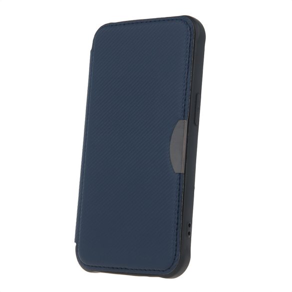 Smart Carbon könyvtok Samsung Galaxy A34 5G - tengerészkék