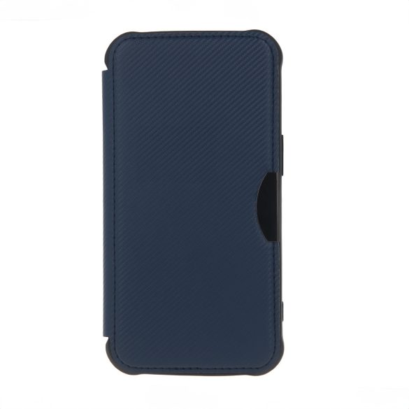 Smart Carbon könyvtok Samsung Galaxy A34 5G - tengerészkék
