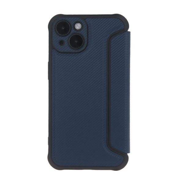 Smart Carbon könyvtok Samsung Galaxy A34 5G - tengerészkék