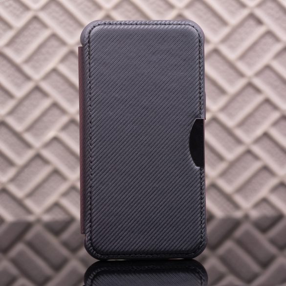 Smart Carbon könyvtok Samsung Galaxy A34 5G - fekete