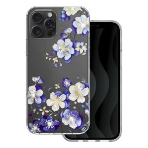 IMD print tok iPhone 12/12 Pro - "floral" mintás