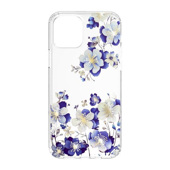 IMD print tok iPhone 12/12 Pro - "floral" mintás