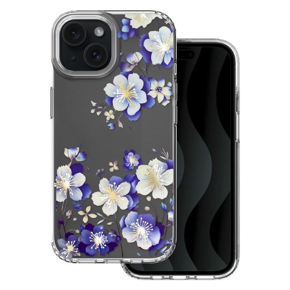 IMD print tok iPhone 15 - "floral" mintás