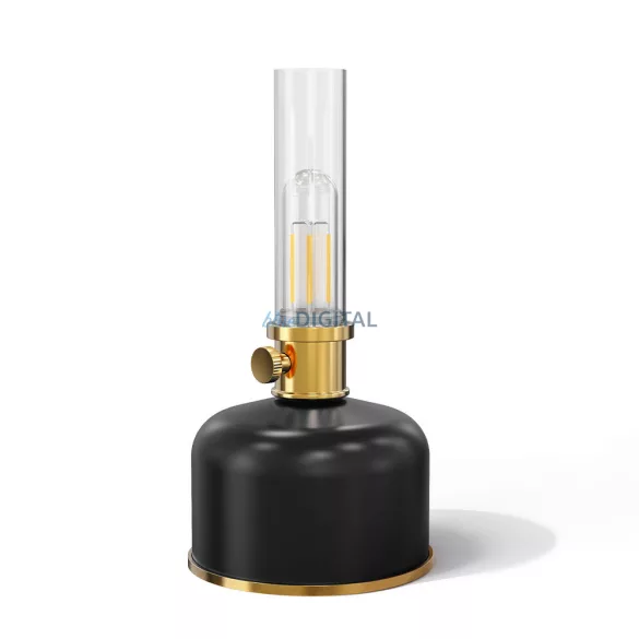 Lámpa naftowa Retro LED fekete FLR-25 Forever Light