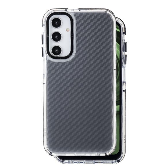 Acrylic Carbon tok Samsung Galaxy A15 4G/5G - fekete