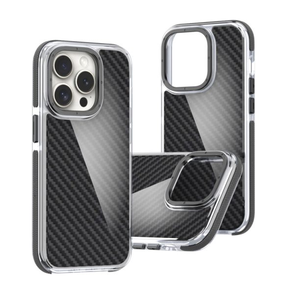 Acrylic Carbon tok Samsung Galaxy A34 5G - fekete