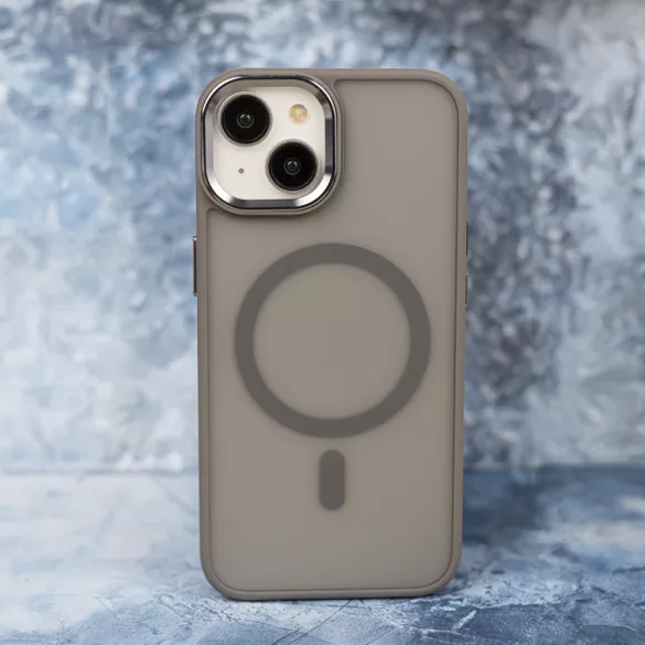 Frozen MagSafe-kompatibilis tok iPhone 15 - szürke