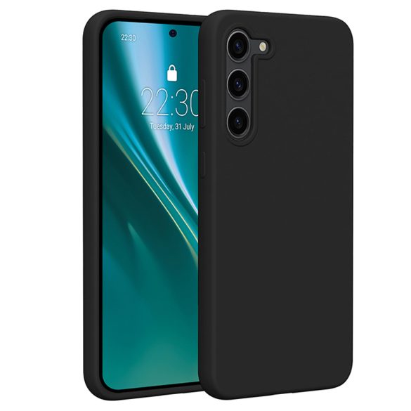 Etteri Silicone tok Samsung Galaxy S23 Plus - fekete