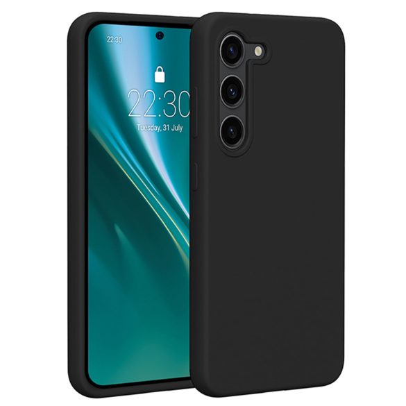 Etteri Silicone tok Samsung Galaxy S23 - fekete