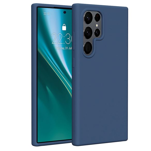 Etteri Silicone tok Samsung Galaxy S24 Ultra - sötétkék