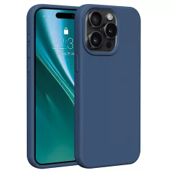 Etteri Silicone tok iPhone 15 Pro Max - sötétkék