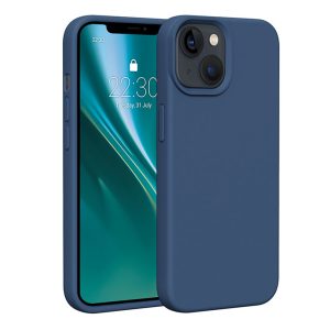 Etteri Silicone tok iPhone 15 - sötétkék