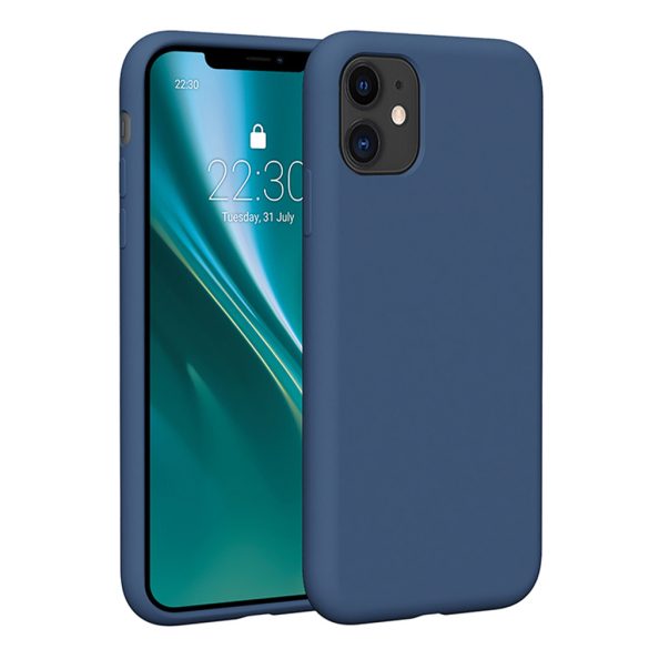 Etteri Silicone tok iPhone 11 - sötétkék