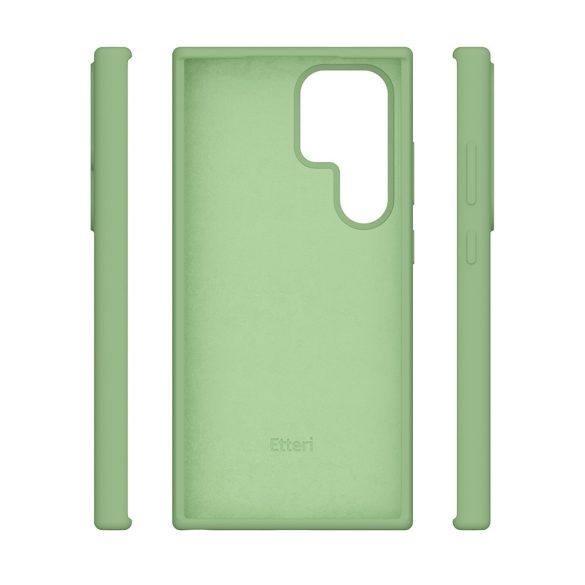 Etteri Silicone tok Samsung Galaxy S24 Ultra - világoszöld