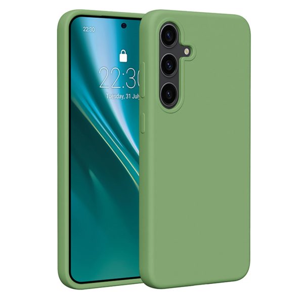 Etteri Silicone tok Samsung Galaxy S24 Plus - világoszöld
