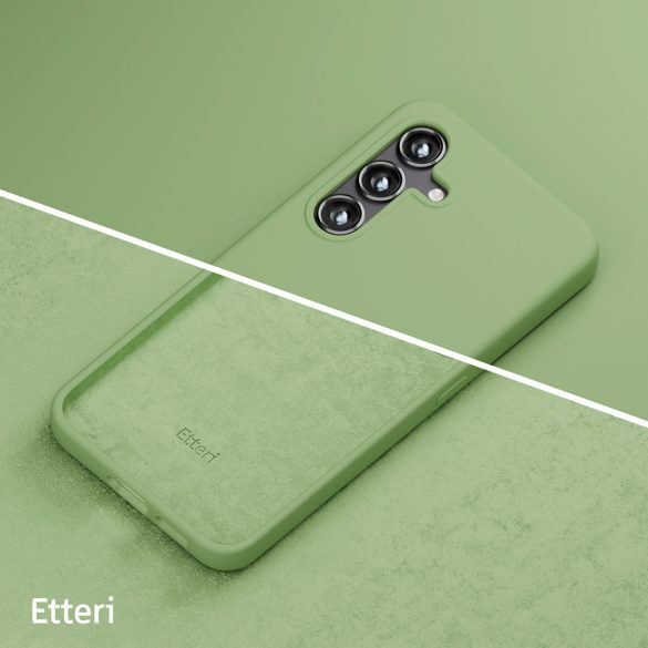 Etteri Silicone tok Samsung Galaxy S24 Plus - világoszöld