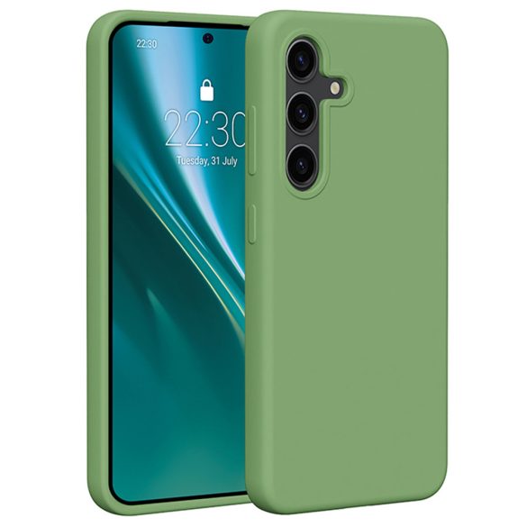 Etteri Silicone tok Samsung Galaxy S24 - világoszöld