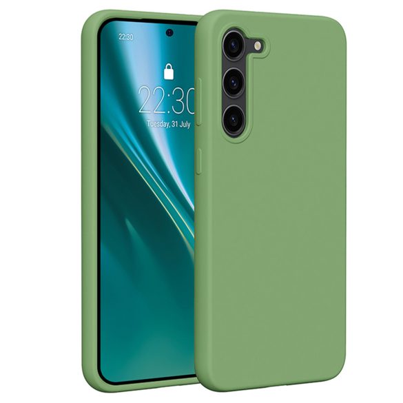 Etteri Silicone tok Samsung Galaxy S23 Plus - világoszöld