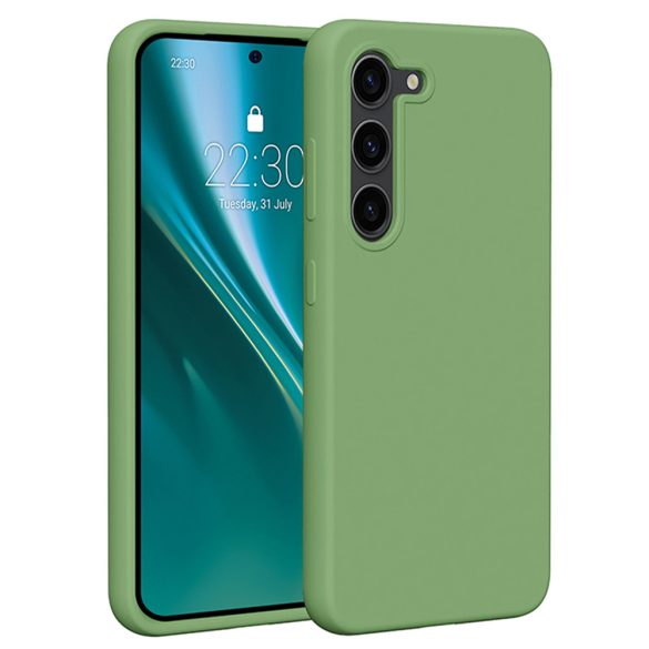 Etteri Silicone tok Samsung Galaxy S23 - világoszöld