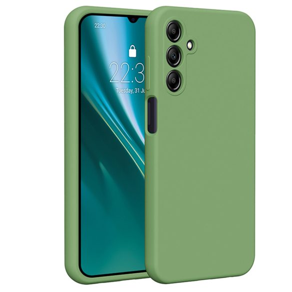 Etteri Silicone tok Samsung Galaxy A15 4G/5G - világoszöld