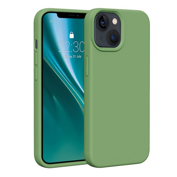 Etteri Silicone tok iPhone 14 - világoszöld