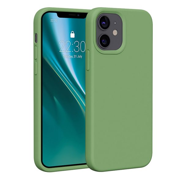 Etteri Silicone tok iPhone 12/12 Pro - világoszöld