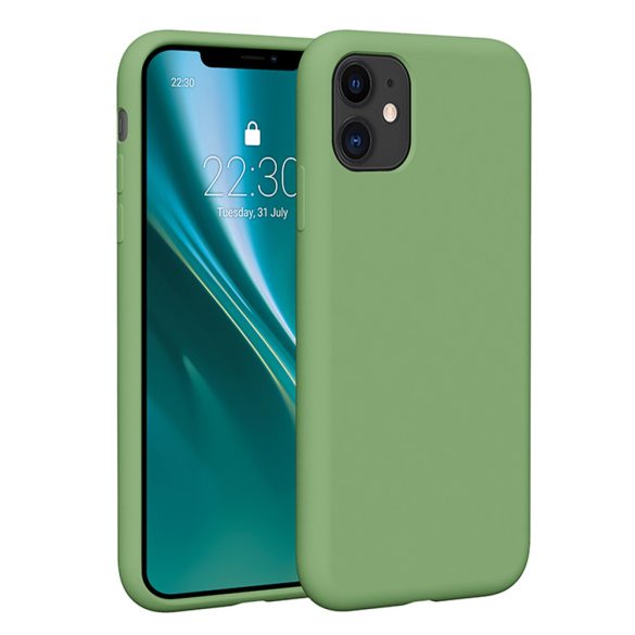 Etteri Silicone tok iPhone 11 - világoszöld