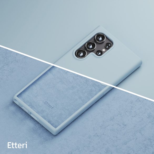 Etteri Silicone tok Samsung Galaxy S24 Ultra - világoskék