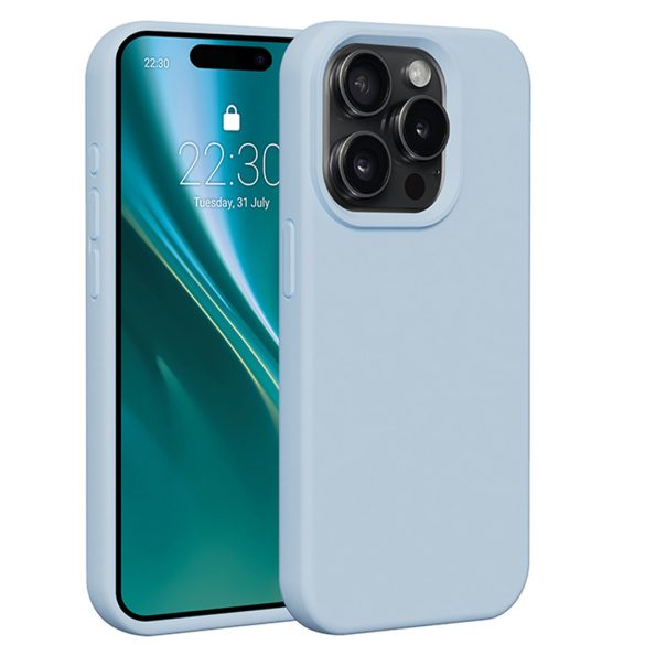 Etteri Silicone tok iPhone 15 Pro - világoskék