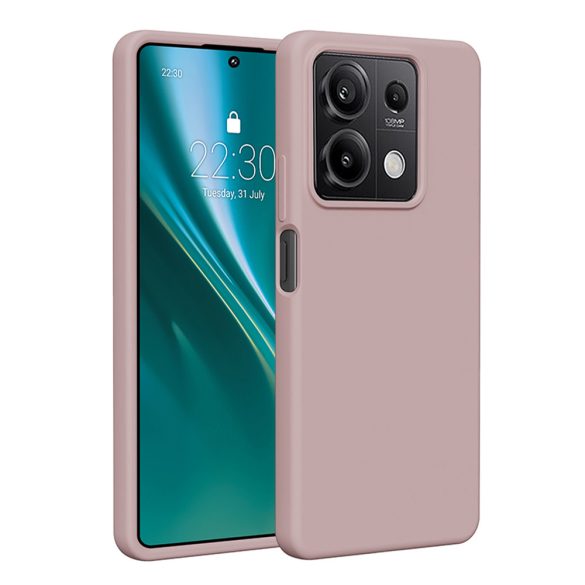 Etteri Silicone tok Xiaomi Redmi Note 13 5G - halvány rózsaszín