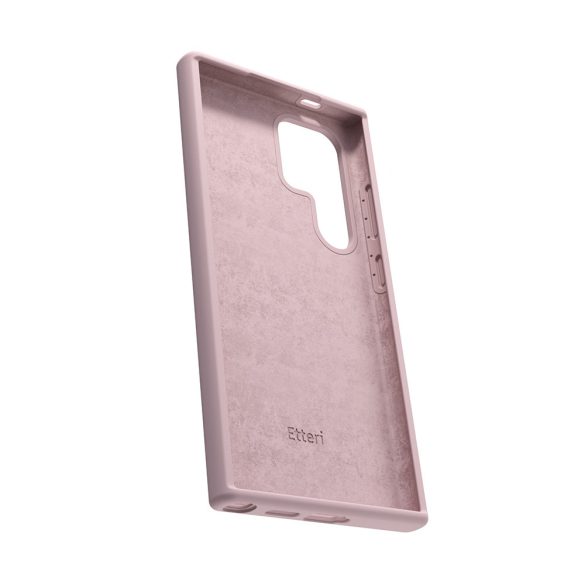 Etteri Silicone tok Samsung Galaxy S24 Ultra - halvány rózsaszín