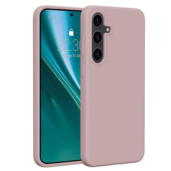 Etteri Silicone tok Samsung Galaxy S24 Plus - halvány rózsaszín