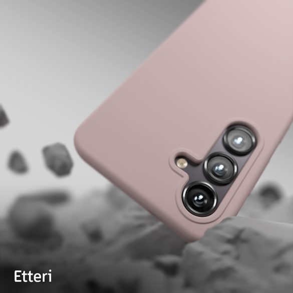 Etteri Silicone tok Samsung Galaxy S24 Plus - halvány rózsaszín