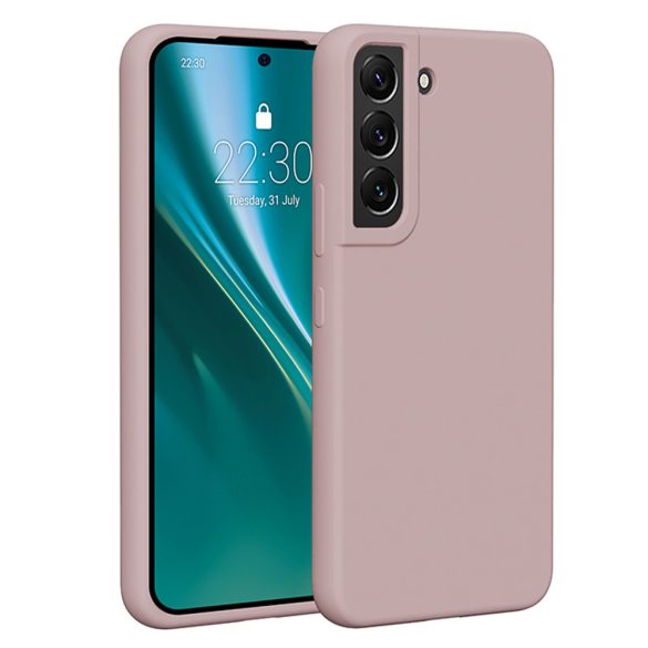 Etteri Silicone tok Samsung Galaxy S22 - halvány rózsaszín