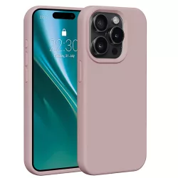 Etteri Silicone tok iPhone 15 Pro - halvány rózsaszín