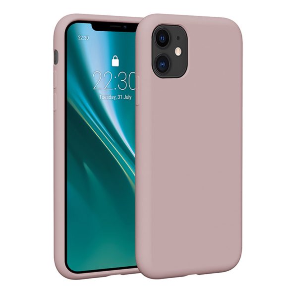 Etteri Silicone tok iPhone 11 - halvány rózsaszín