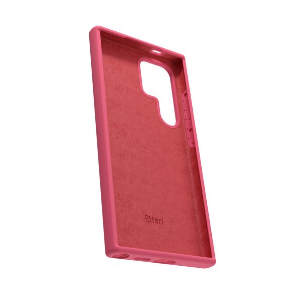 Etteri Silicone tok Samsung Galaxy S24 Ultra - málnapiros