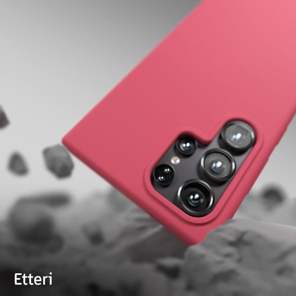 Etteri Silicone tok Samsung Galaxy S24 Ultra - málnapiros