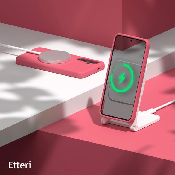 Etteri Silicone tok Samsung Galaxy S24 Plus - málnapiros