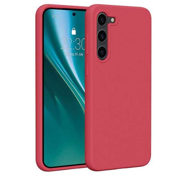 Etteri Silicone tok Samsung Galaxy S23 Plus - málnapiros