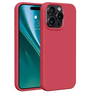 Etteri Silicone tok iPhone 15 Pro Max - málnapiros