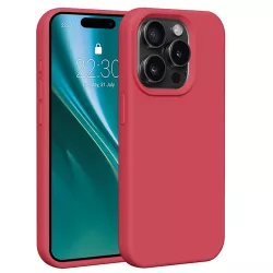 Etteri Silicone tok iPhone 15 Pro - málnapiros