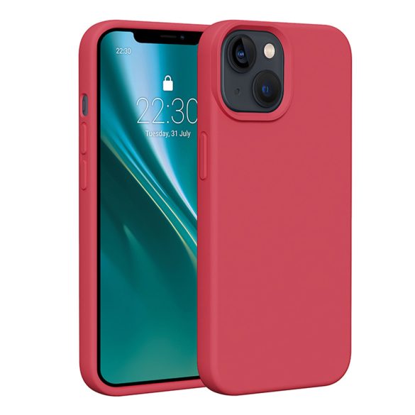Etteri Silicone tok iPhone 13 - málnapiros