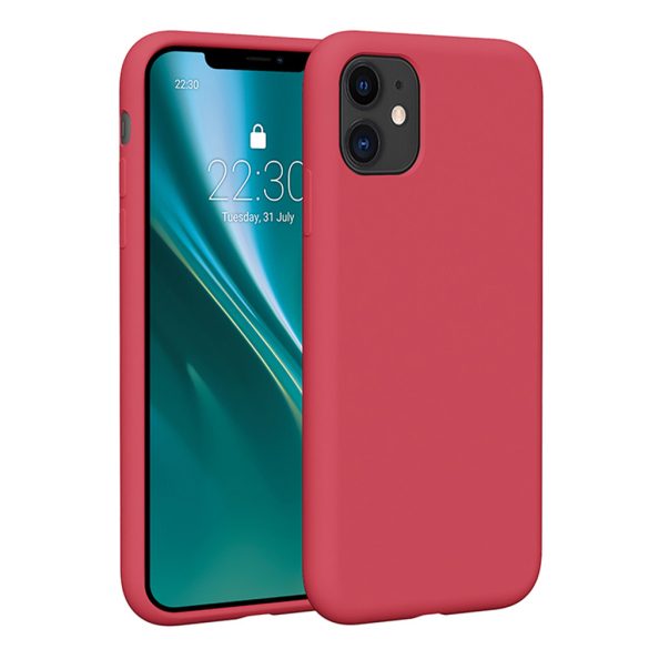 Etteri Silicone tok iPhone 11 - málnapiros