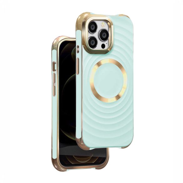 Circle Glam MagSafe-kompatibilis tok iPhone 14 Pro - mentazöld