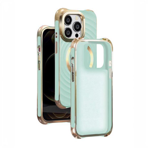 Circle Glam MagSafe-kompatibilis tok iPhone 14 Pro - mentazöld
