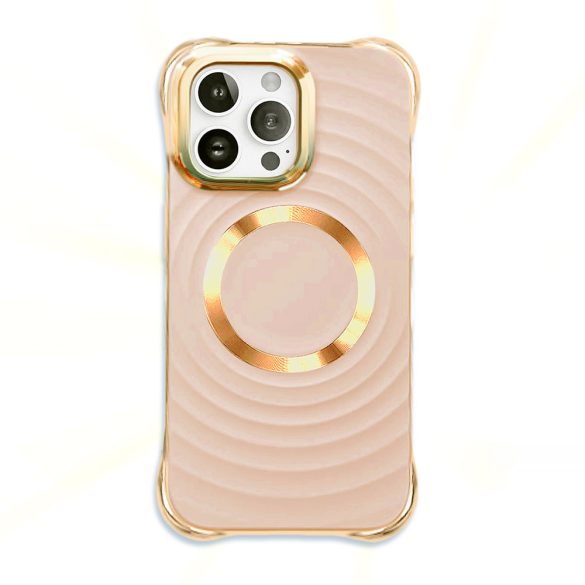 Circle Glam MagSafe-kompatibilis tok iPhone 14 Pro - rózsaszín