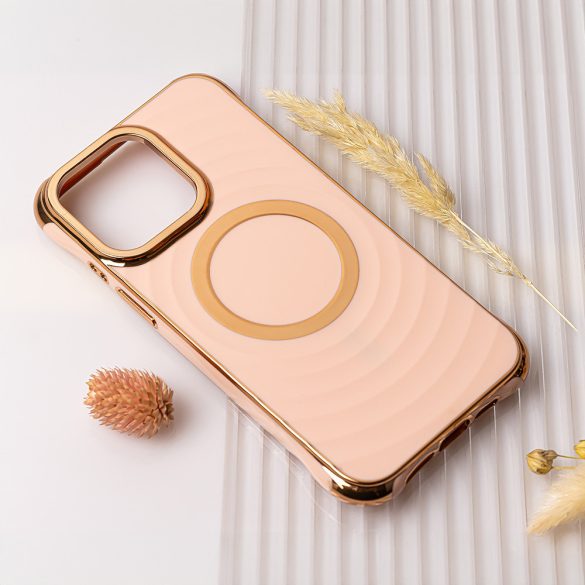 Circle Glam MagSafe-kompatibilis tok iPhone 14 Pro - rózsaszín
