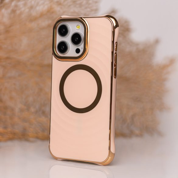 Circle Glam MagSafe-kompatibilis tok iPhone 14 Pro - rózsaszín